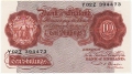 Bank Of England 10 Shilling Notes Britannia 10 Shillings, from 1950